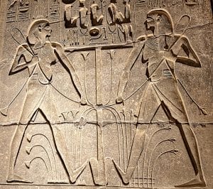 Lotus und Papyrus waren im Wappenzeichen Altägyptens